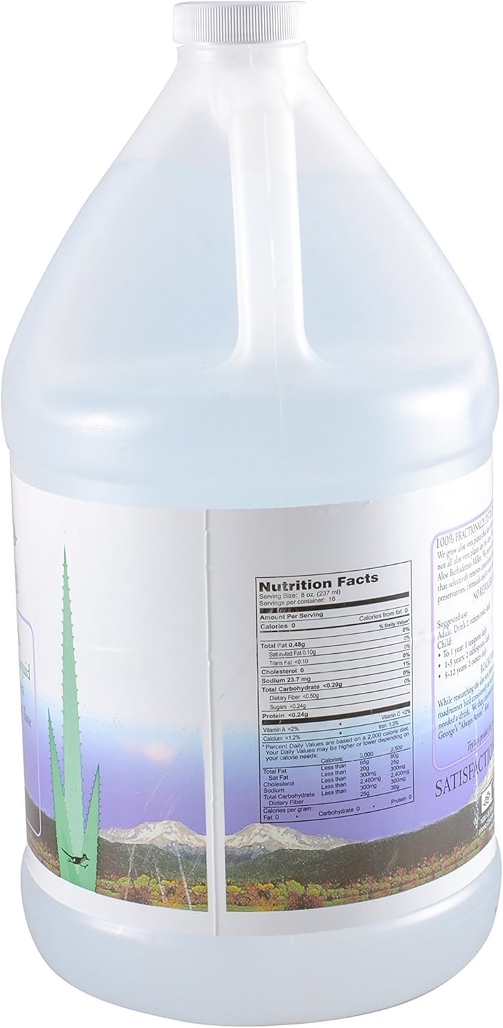 Warren Laboratories George’s 100% Aloe Vera Liquid 128 fl.oz