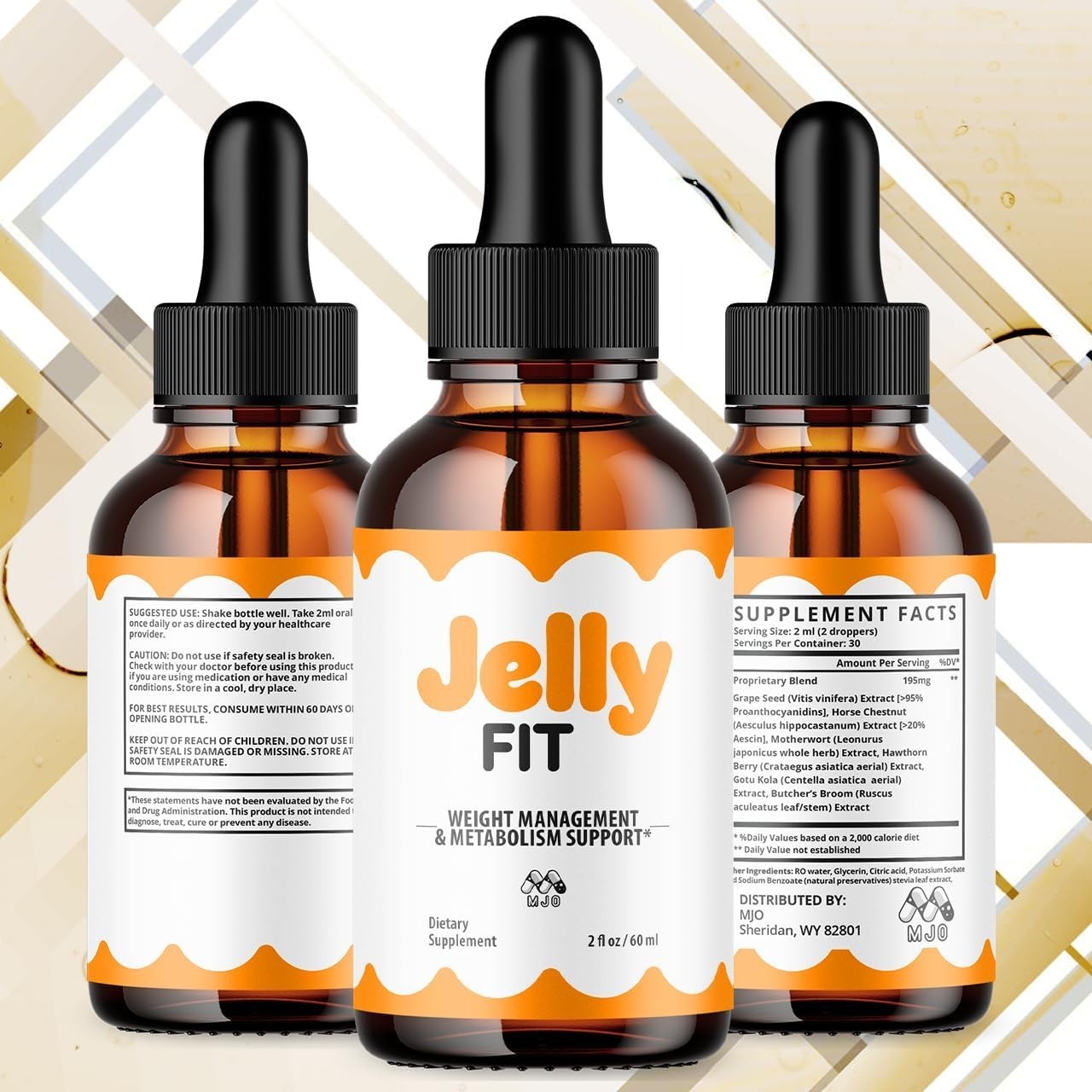 Jelly Fit Drops Natural Metabolism & Weight Management Supplement Horse Chestnut