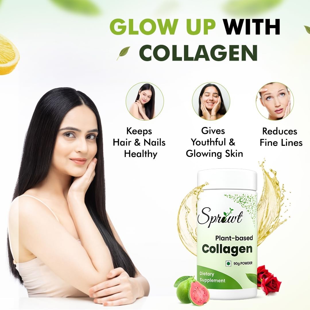 Spro.wt Plant Based Collagen Powder 90g Vitamin C Skin Glow