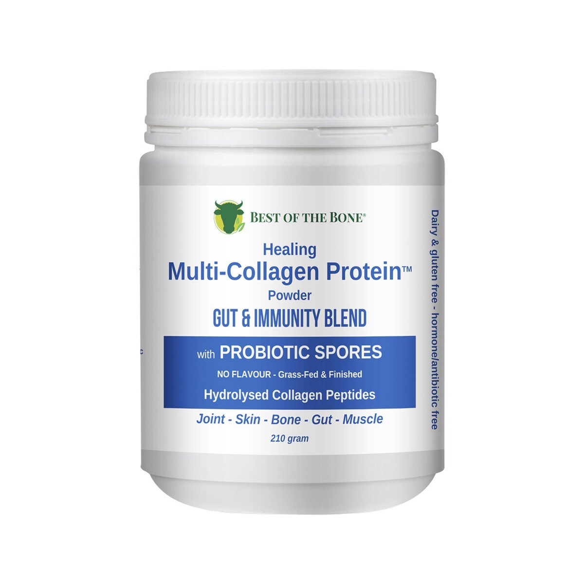 New Best of the Bone Healing Multi-Collagen Protein Gut & Immunity Blend 210g