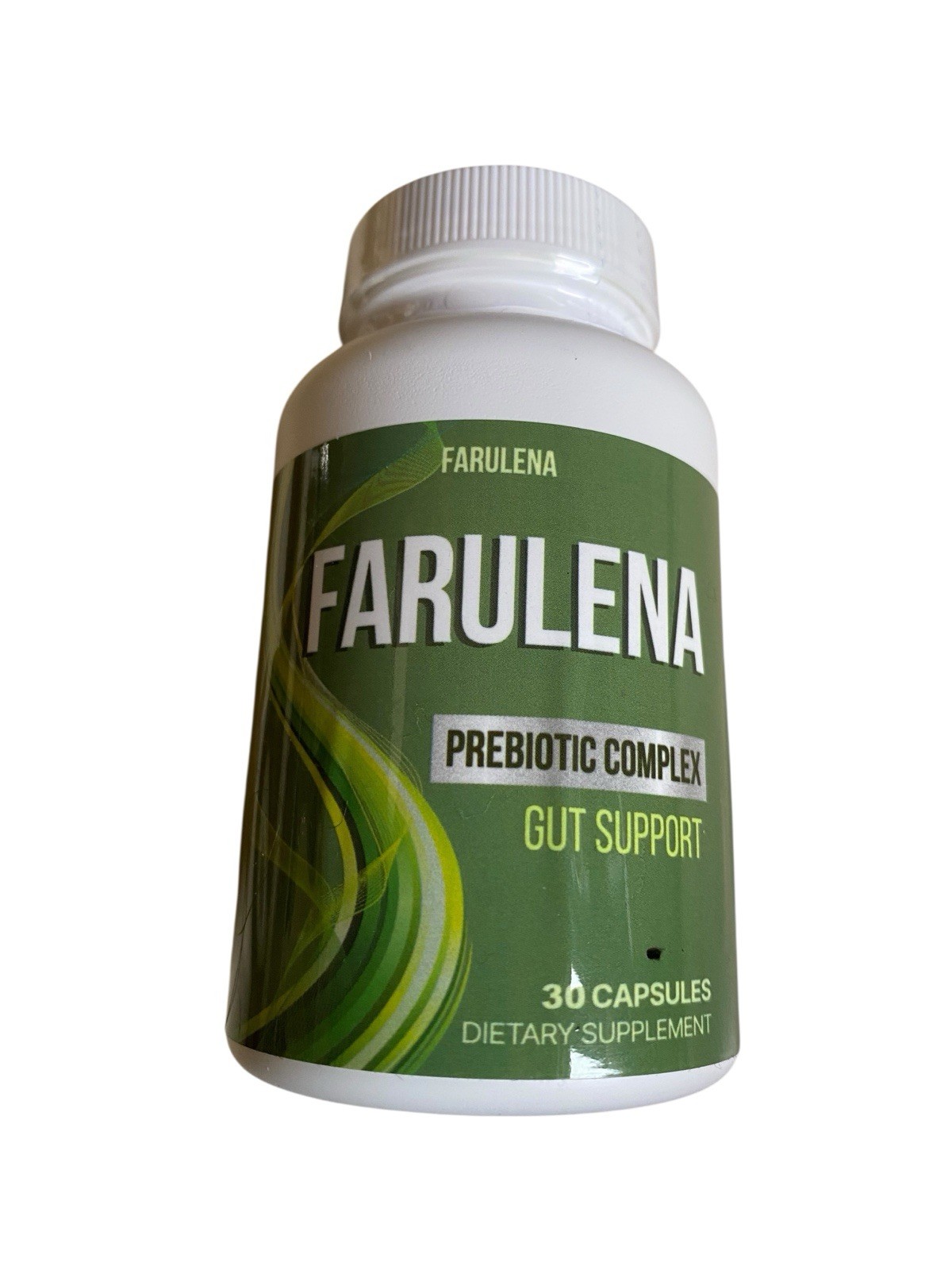 FARULENA Prebiotic Gut Support Dietary Supplement 30 Caps, 1 With Meal Exp 08/27