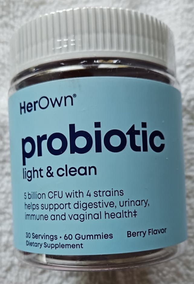 HerOwn Probiotic Light & Clean Berry Flavor 60 Pieces Women’s Wellness