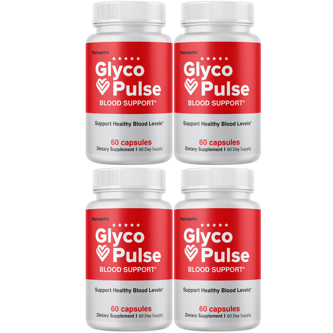 Glyco Pulse Blood Sugar Support Supplement Metabolism & Energy (4 Bottles)