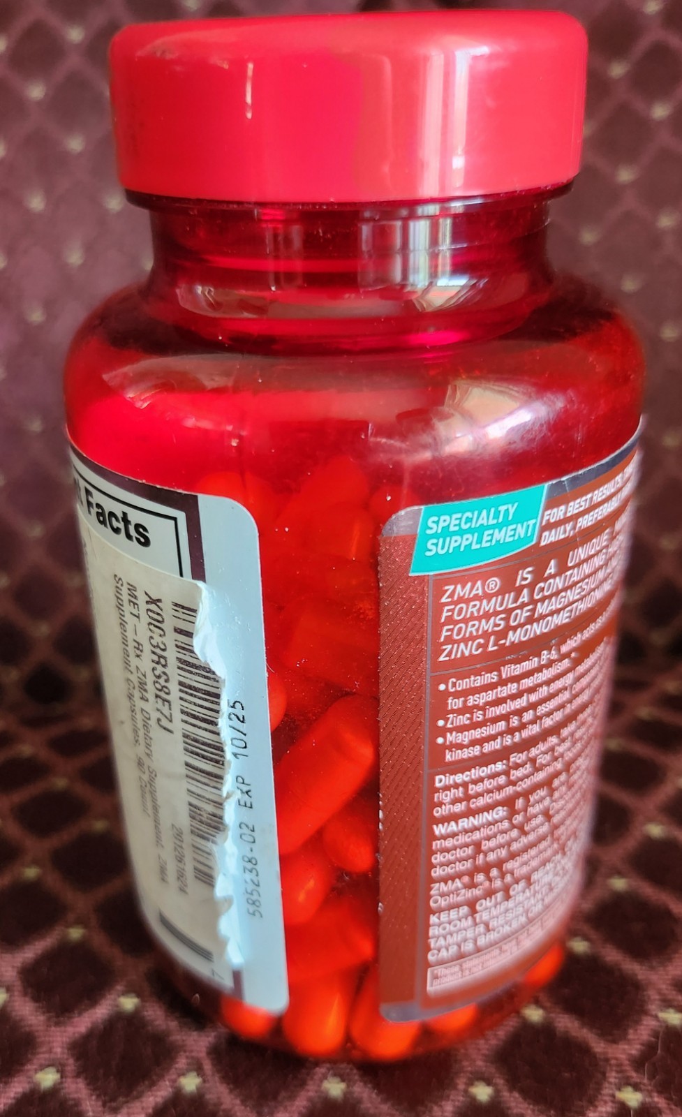 MET-Rx ZMA Dietary Supplement 90 Capsules