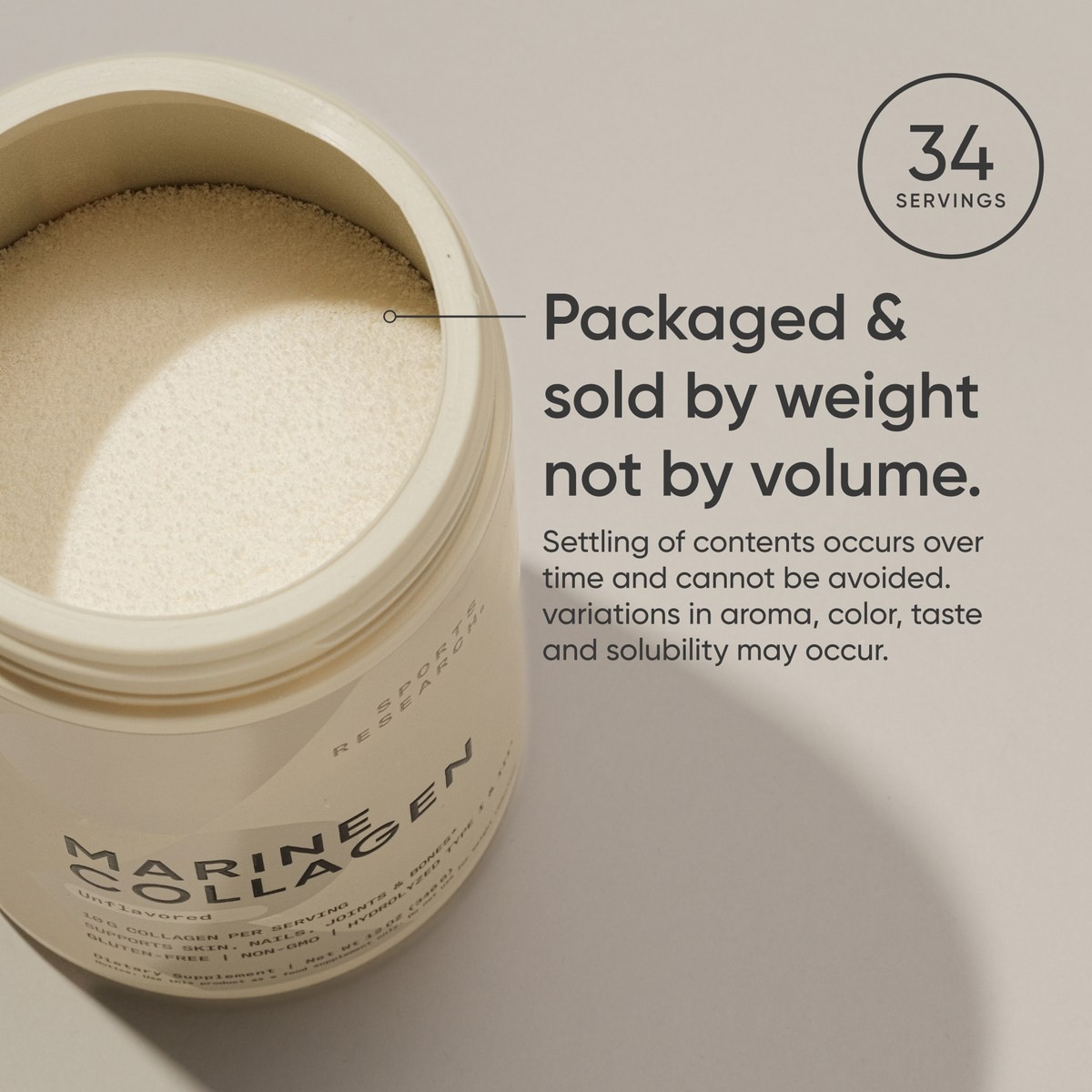 Marine Collagen Peptides Powder – Sourced from Wild-Caught Fish Keto Certified