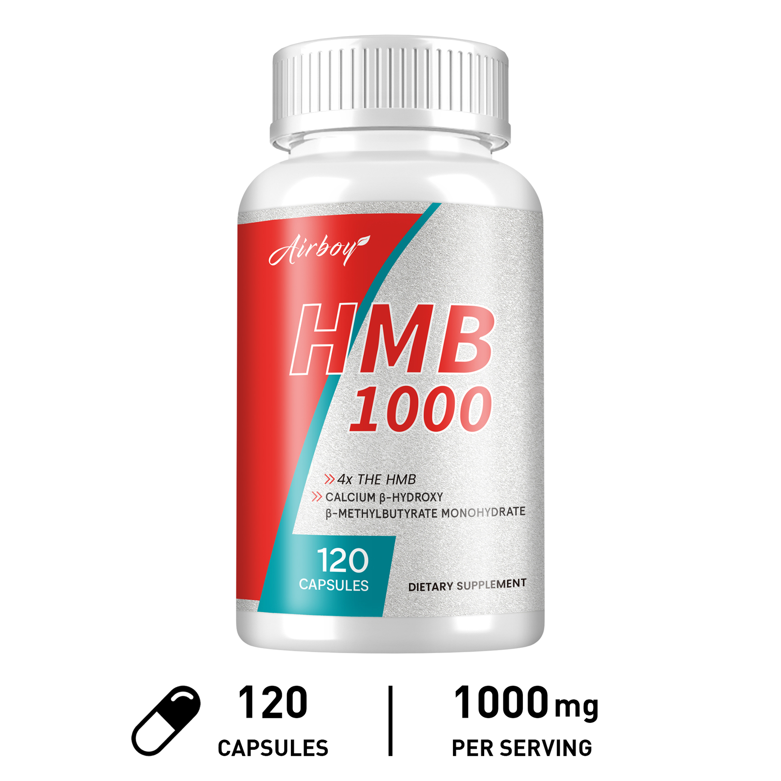 120pcs HMB -Performance, Sports and Fitness Performance, Muscle Health Support