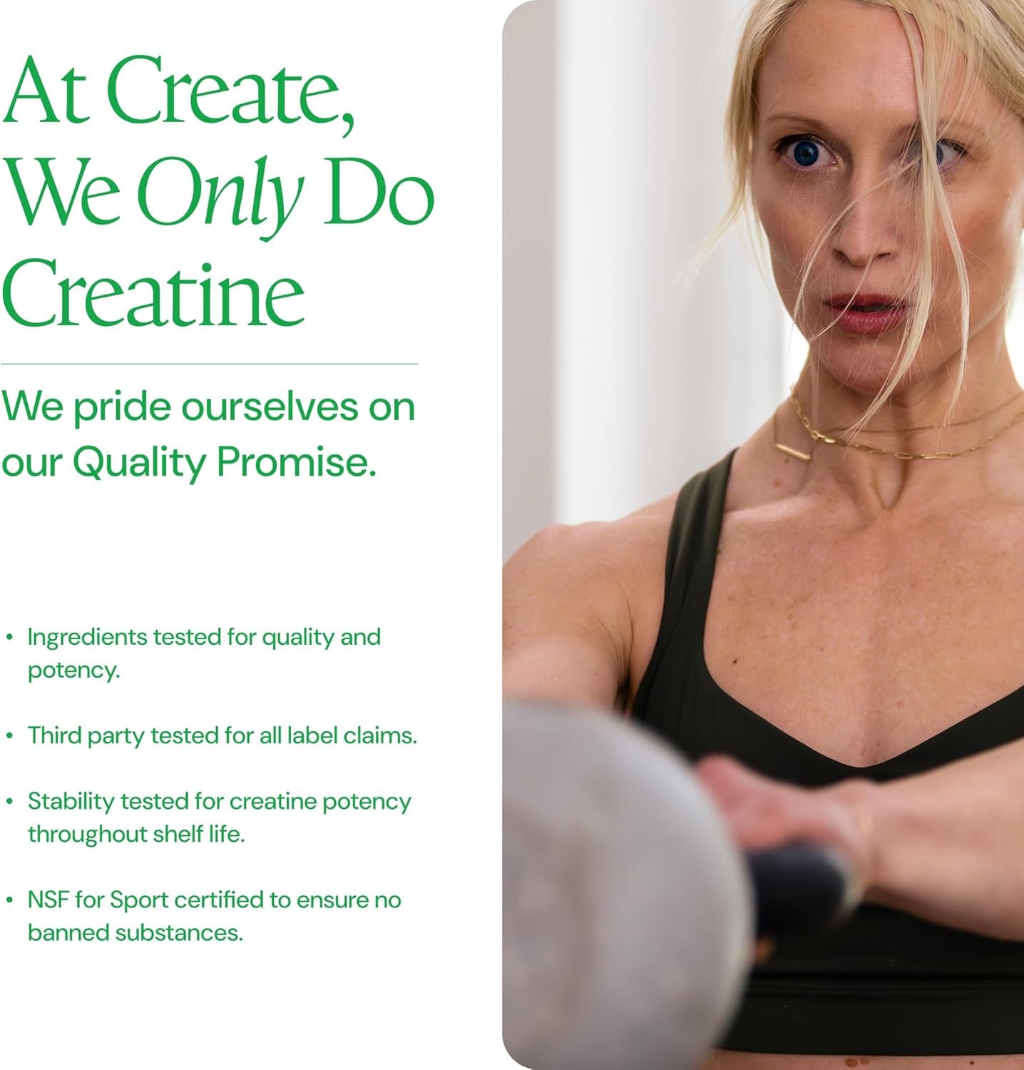 Create Creatine Monohydrate Gummies for Men And Women, 90 Count Sour Green Apple
