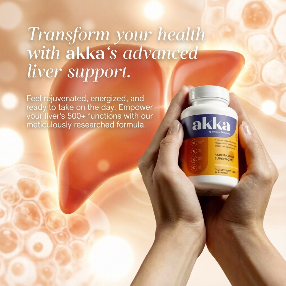 Akka Akkermansia Superbiotic Milk Thistle Liver Detox Metabolism Gut Support