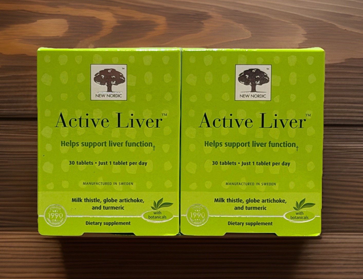2 Pack Nordic Active Liver 30 Tablets Per Box 60 Total Tablets. Sealed Exp 05/28