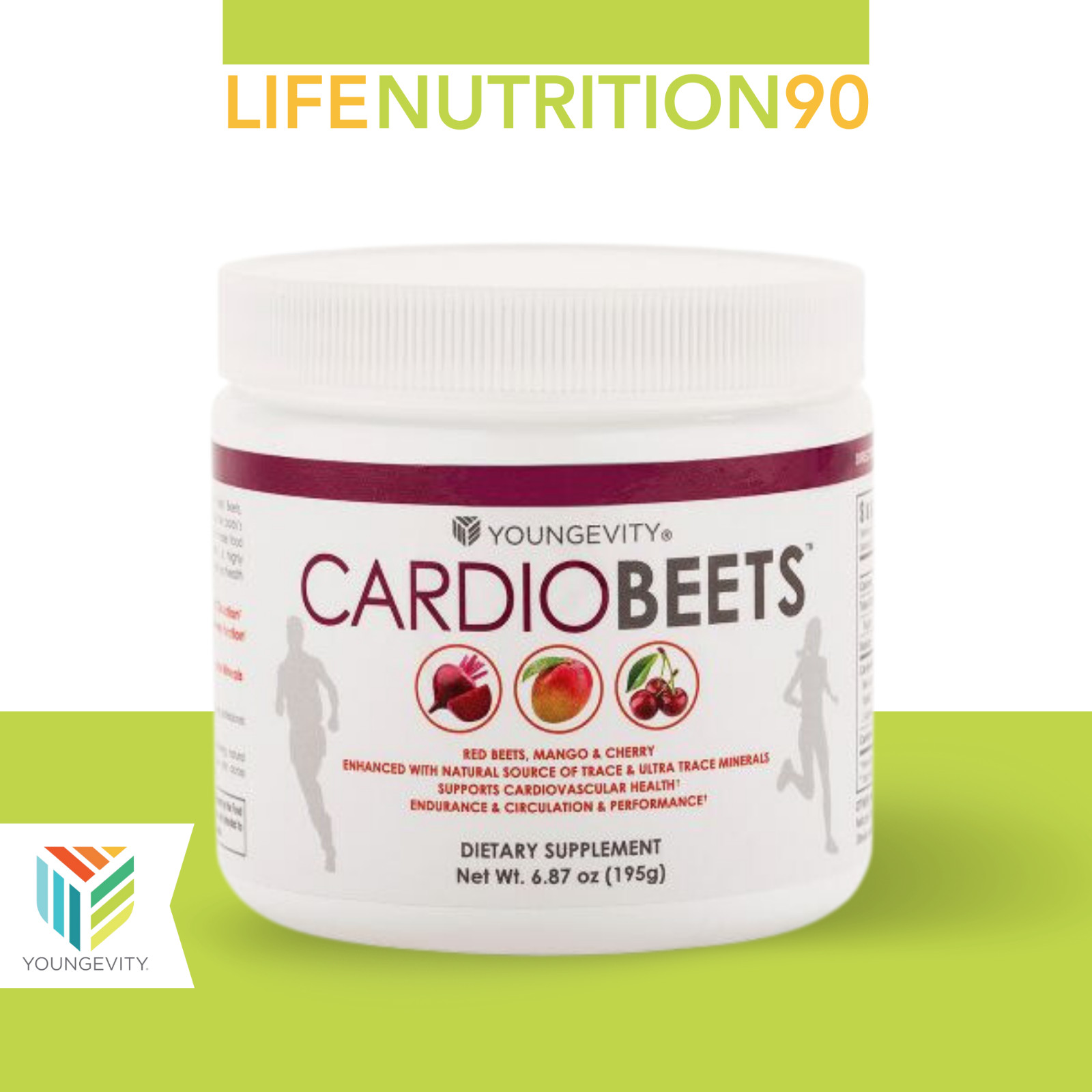 Youngevity CardioBeets / 195g Powder Canister