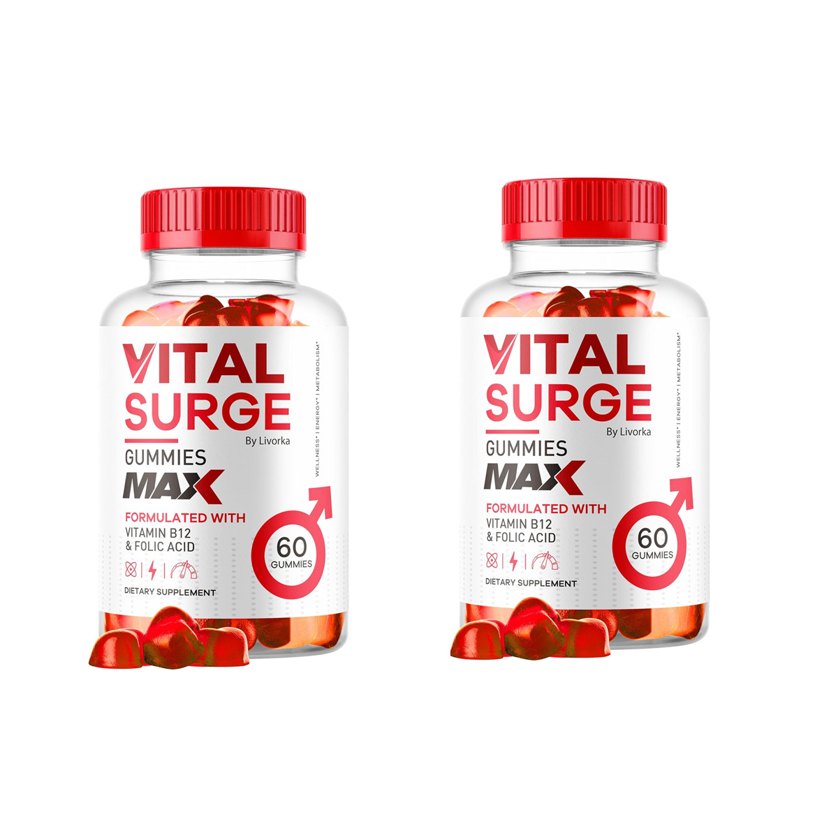 Vital Surge Male Mummy Maximum potency Life Surge Advanced Formula 60 pieces-