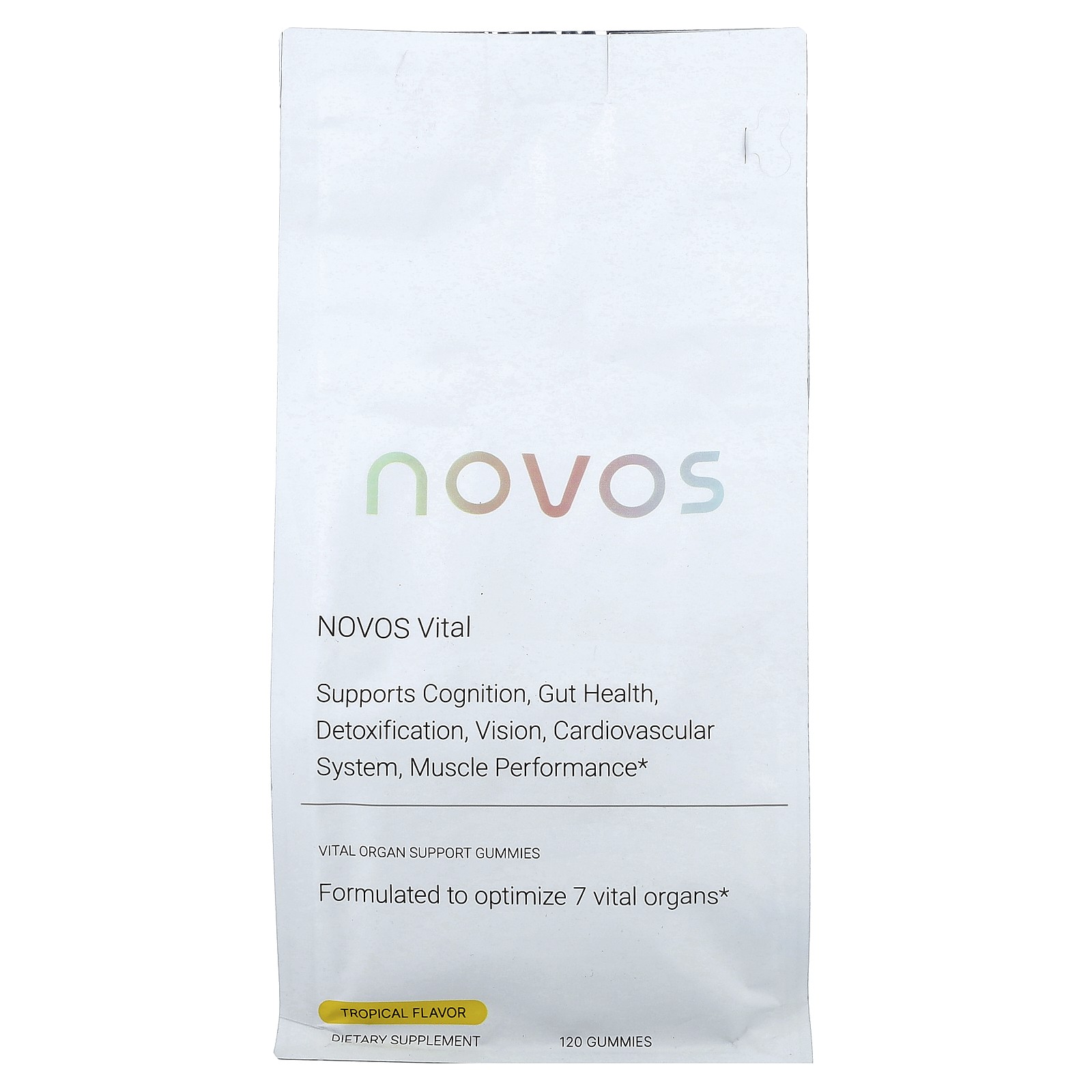 Novos Vital, Tropical Flavor, 120 Gummies