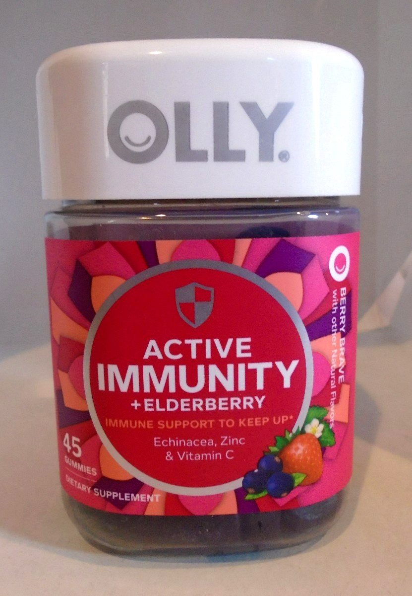 OLLY Active Immunity + Elderberry Gummy Supplement – 45 Count – Boost Defenses