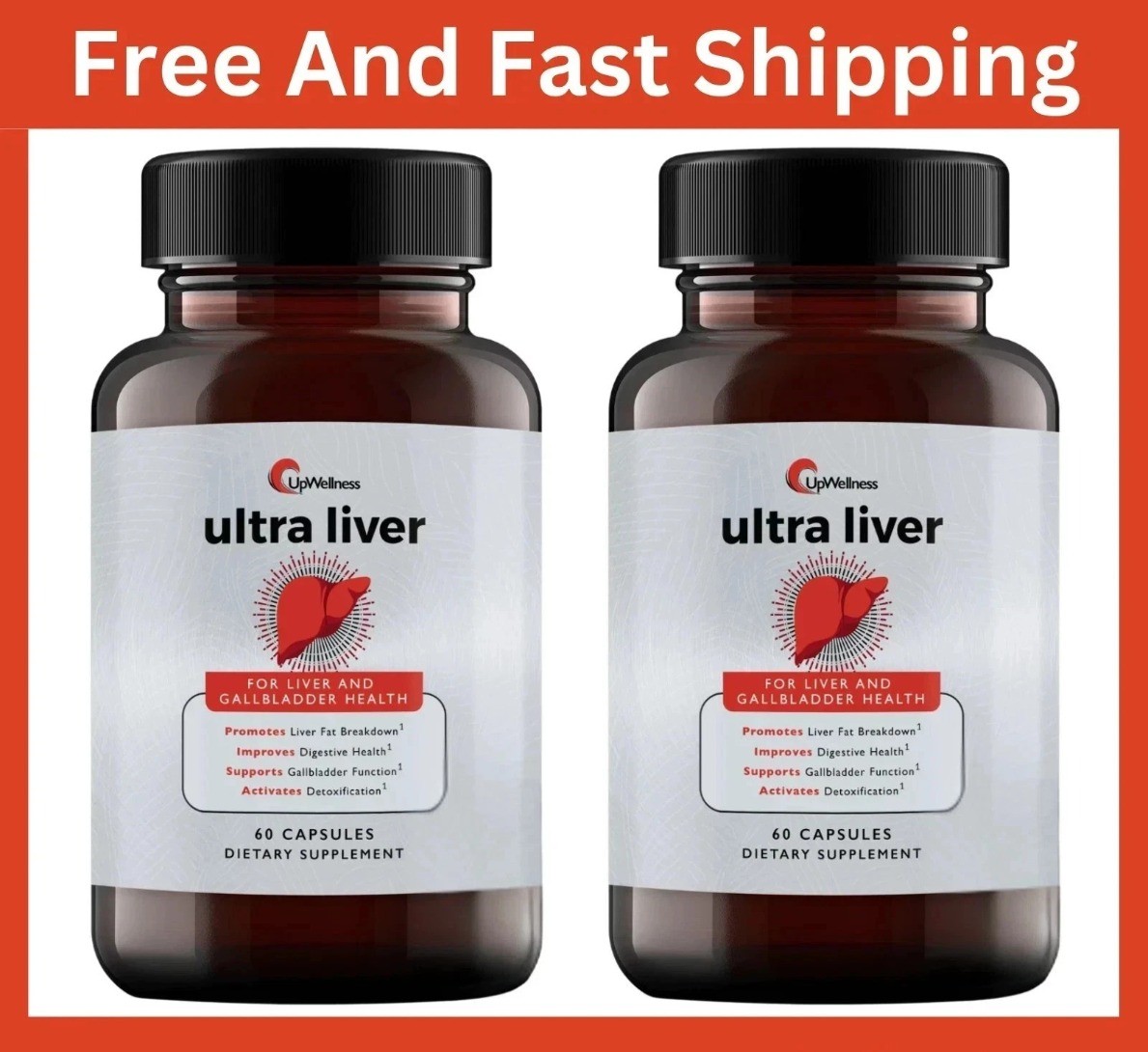 UpWellness Liver Ultra Supplement for Liver Health Gallbladder enhanced vitality