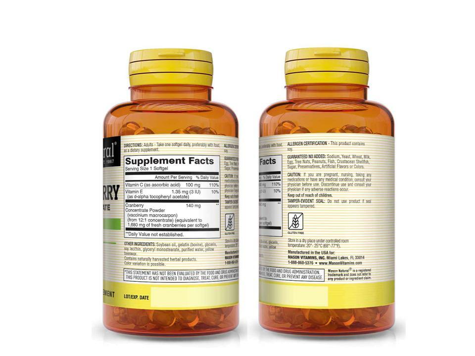 CRANBERRY CONCENTRATE EXTRACT URINARY TRACT COMFORT health Kidney 90 Softgels