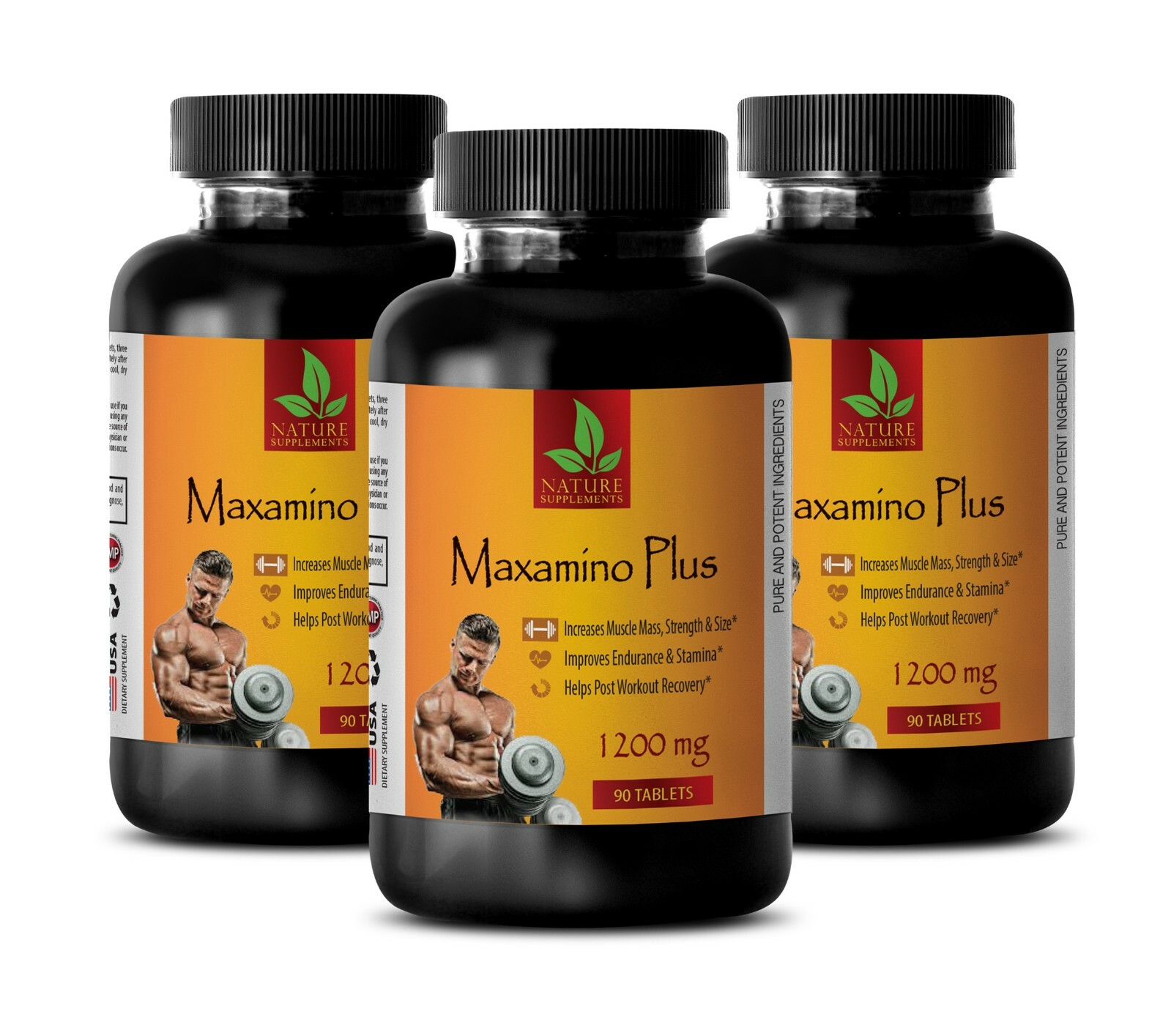 Pre Workout Pills – MAXAMINO PLUS 1200 – Improves Body Fitness 3B 270 tablets