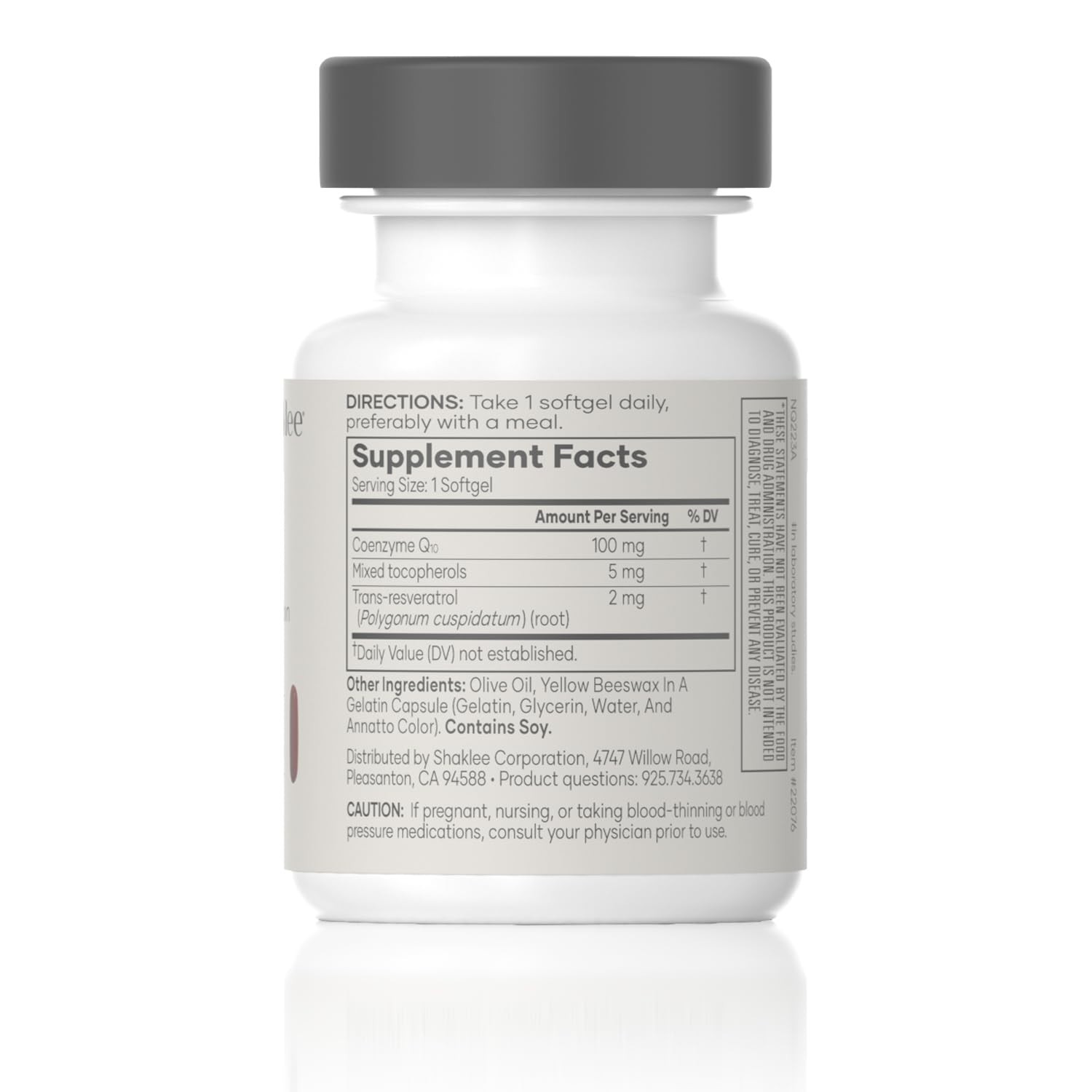 Energy Support CoQ10 & Resveratrol Blend – Heart Health, Blood Vessel & Artery C