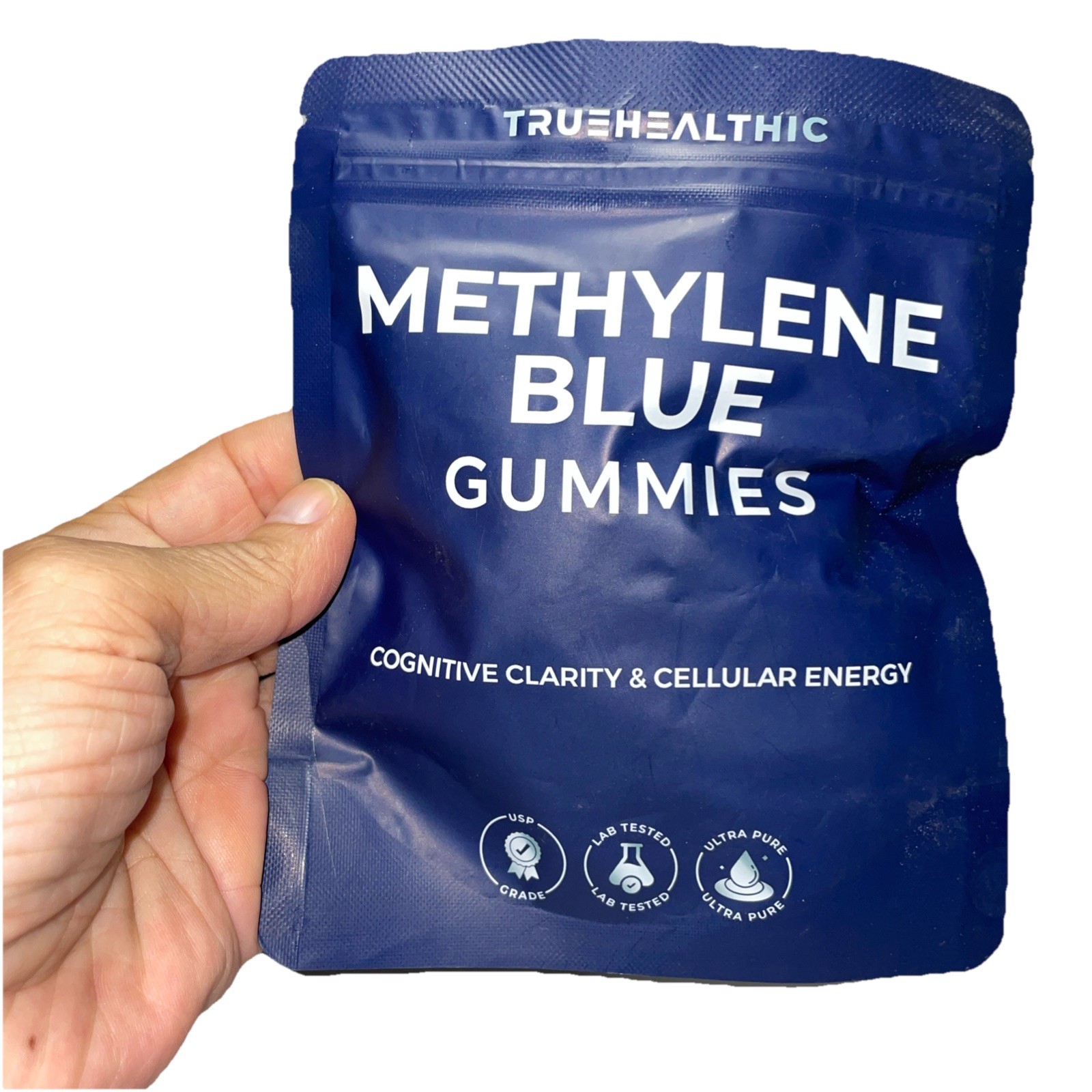 Truehealthic Metlene Blue Gummies 30 Servings Keep Mind Strong Exp 01/2028