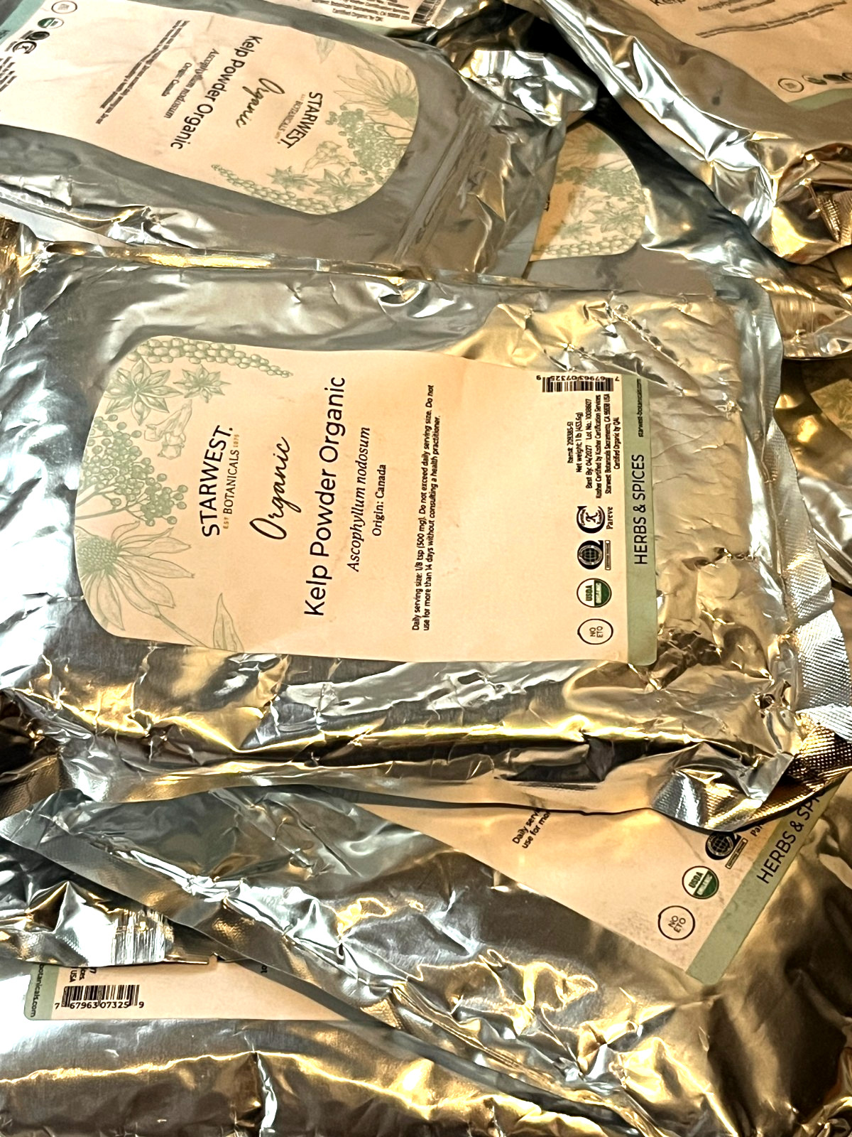 Starwest Botanicals Organic Kelp Powder Nutrient-Rich Super Food – FREE US SHIP