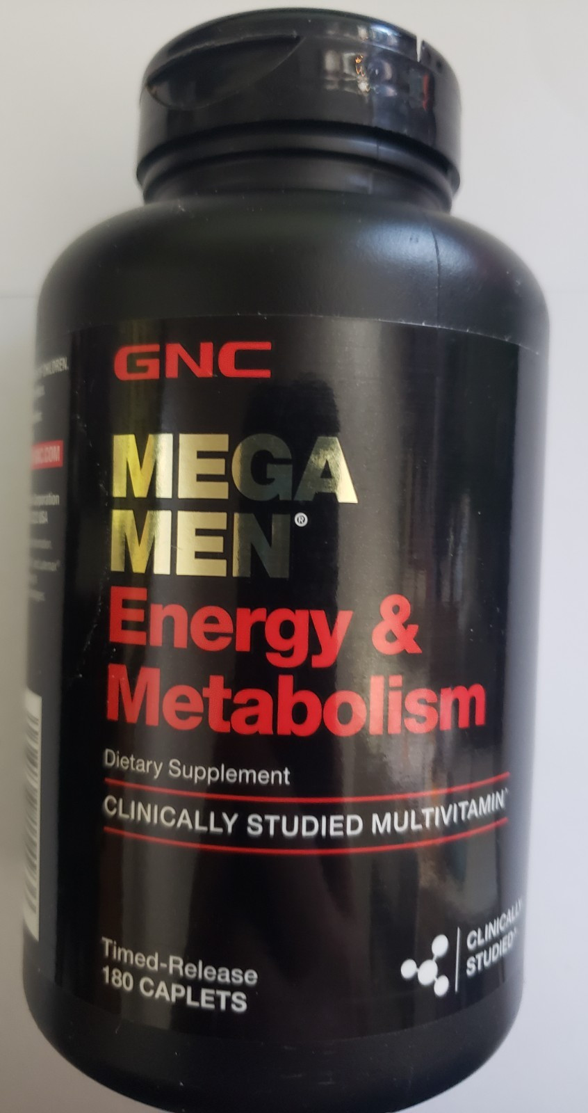 GNC – MEGA MEN – Energy & Metabolism – 180 Caplets – Multivitamin – Exp 5/2027