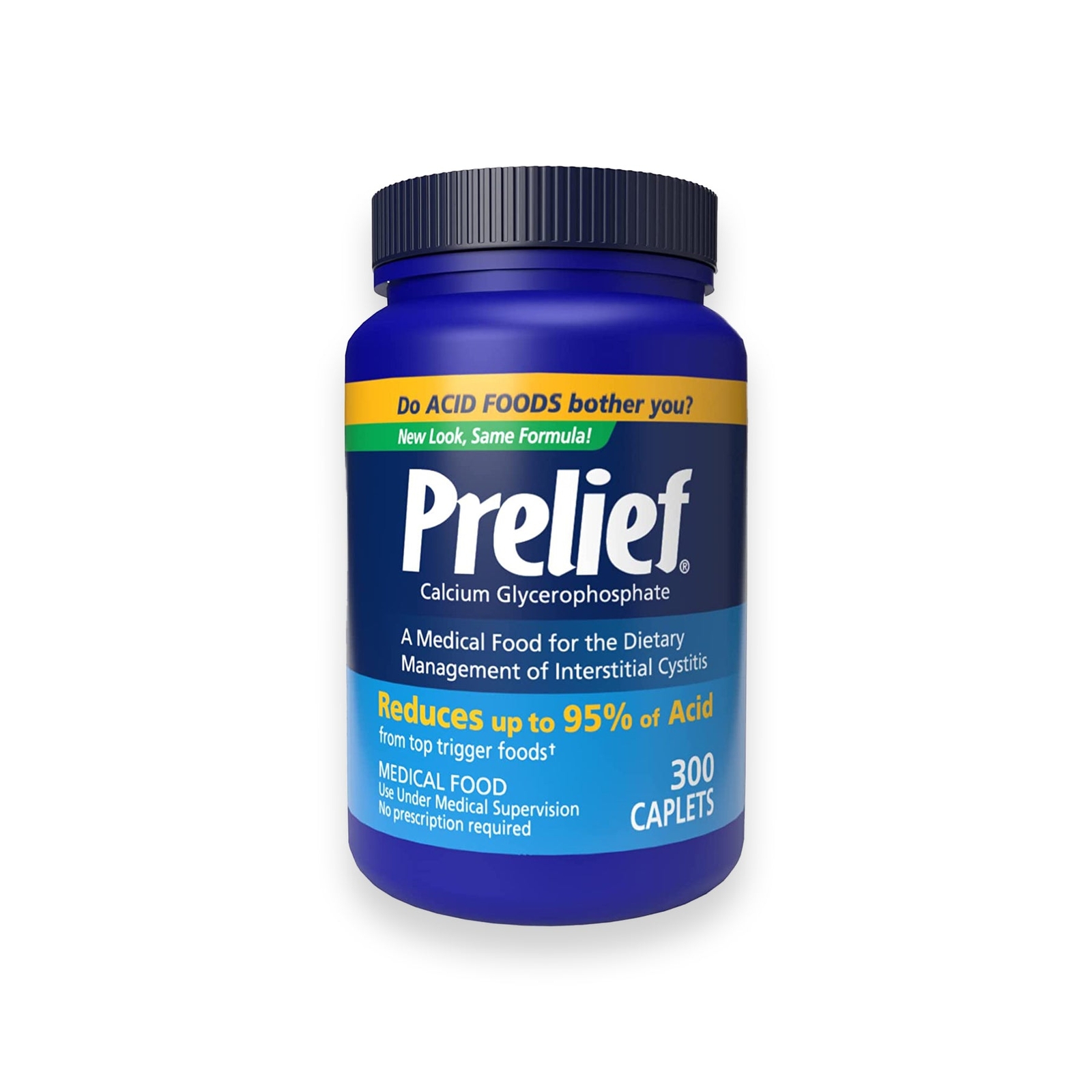 Prelief Acid Reducer 95% Heartburn Relief Dietary Supplement Caplets 300 Count