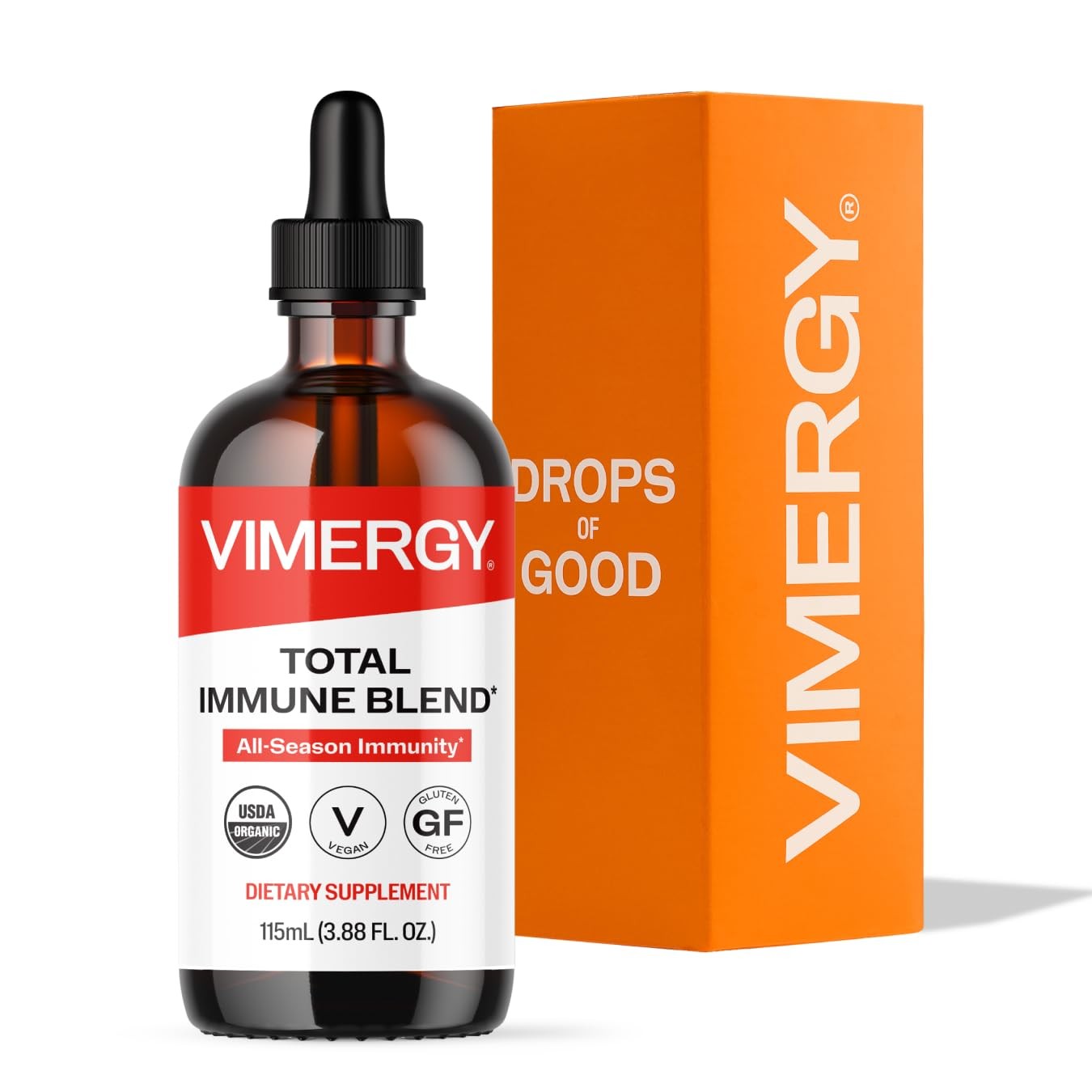 Vimergy USDA Organic Total Immune Blend* Liquid Supplement, 57 Servings FastA…
