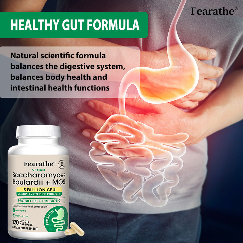 Boulardii Mos 120 Cap Enhance Intestinal Protecion Gut Health Digestive Support