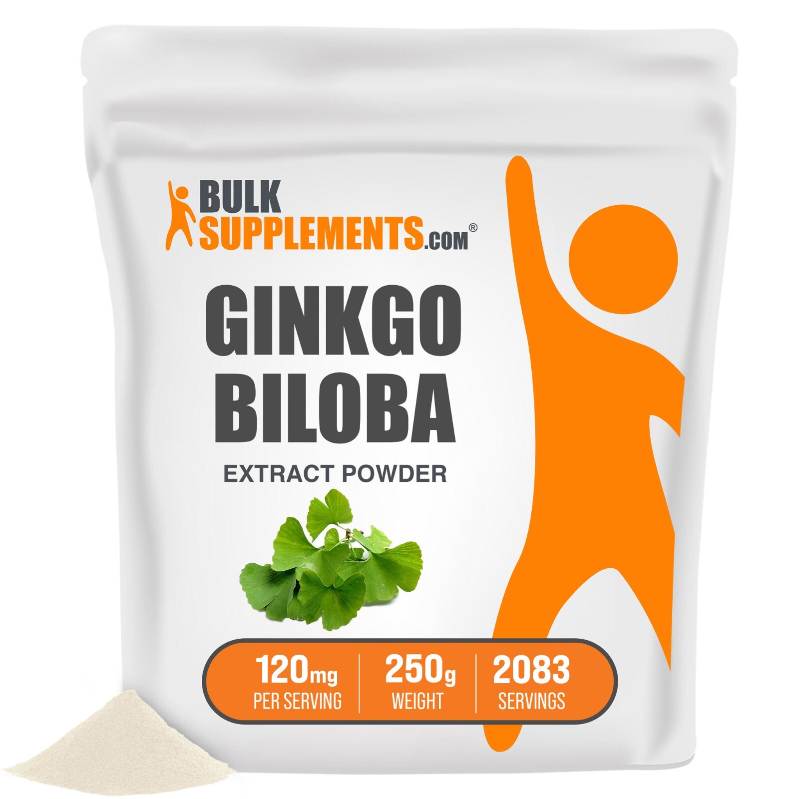 BulkSupplements Ginkgo Biloba Extract – Natural Memory Booster