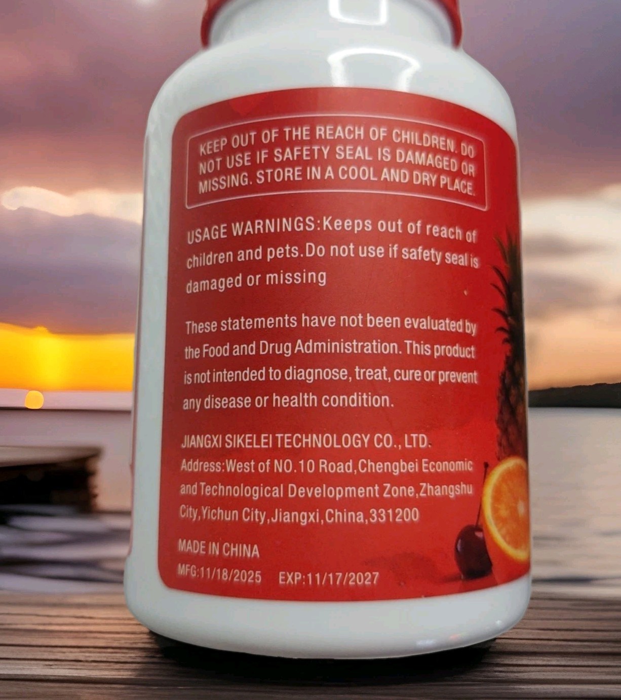 Whole Food 1 Fruits & 1 Veggies Supplement 120 + 120 EXP 11/27 Two Month Supply