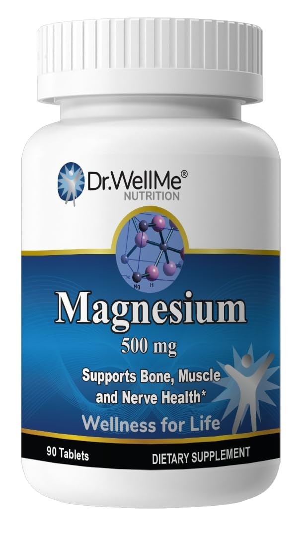 Magnesium Oxide 500mg – 90 Tablets, Heart Muscle Bone Support, Energy Boost