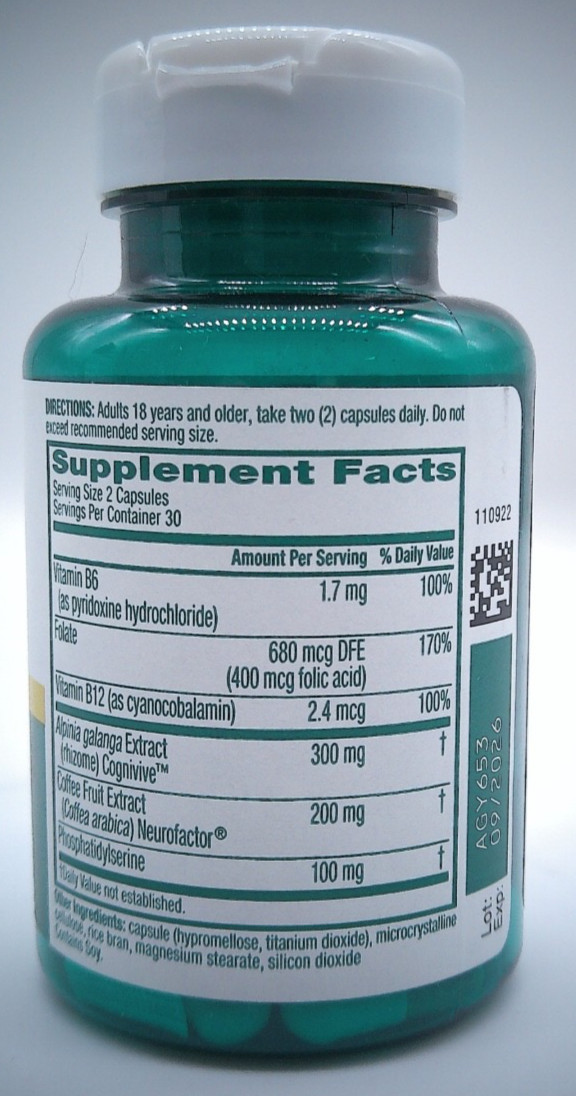 Neuriva, 60 Capsules, Exp. 9/27