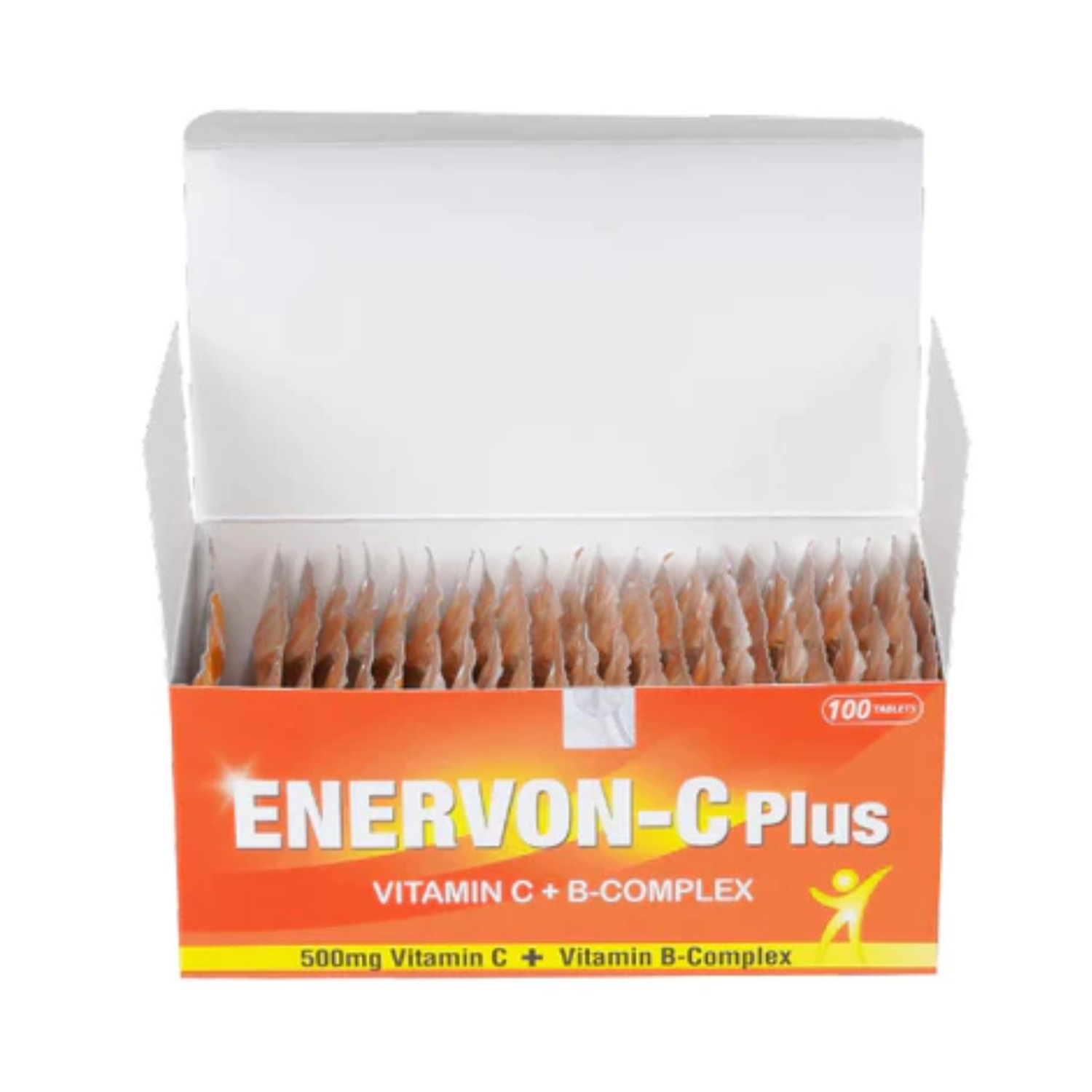 ENERVON-C Vit C + Vit B-Complex Increase Energy Immunity (500mg X 100’s)