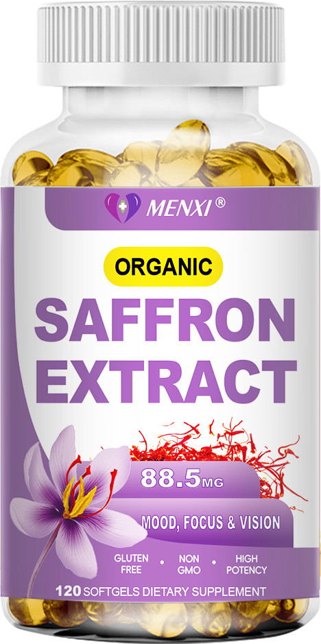 100% Pure Saffron Extract,120 Capsules, Support Healthy Weight Loss Enhance Mood
