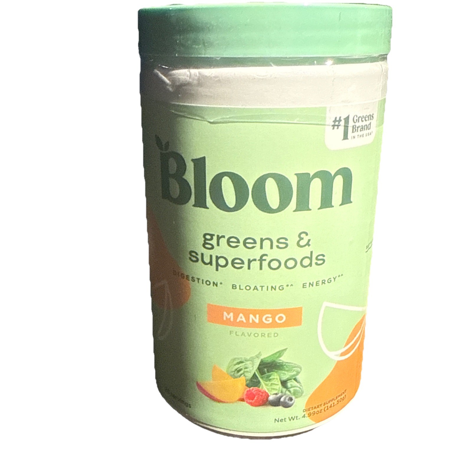 Bloom Greens & Superfoods for Digestion Bloating Energy Mango 4.99 OZ 1/2027