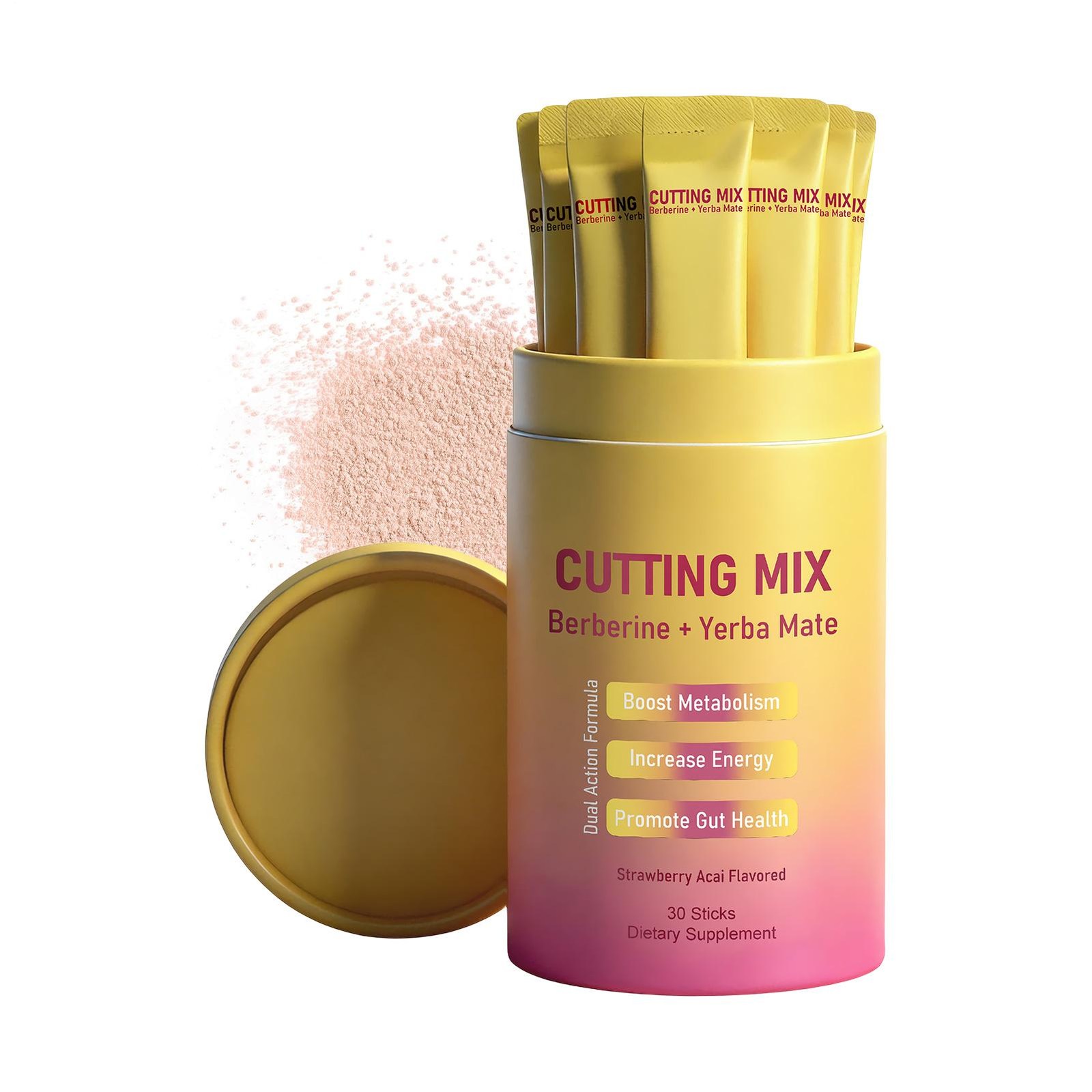Cutting Drink Mix – Berberine, Chromium, FOS, Yerba Mate