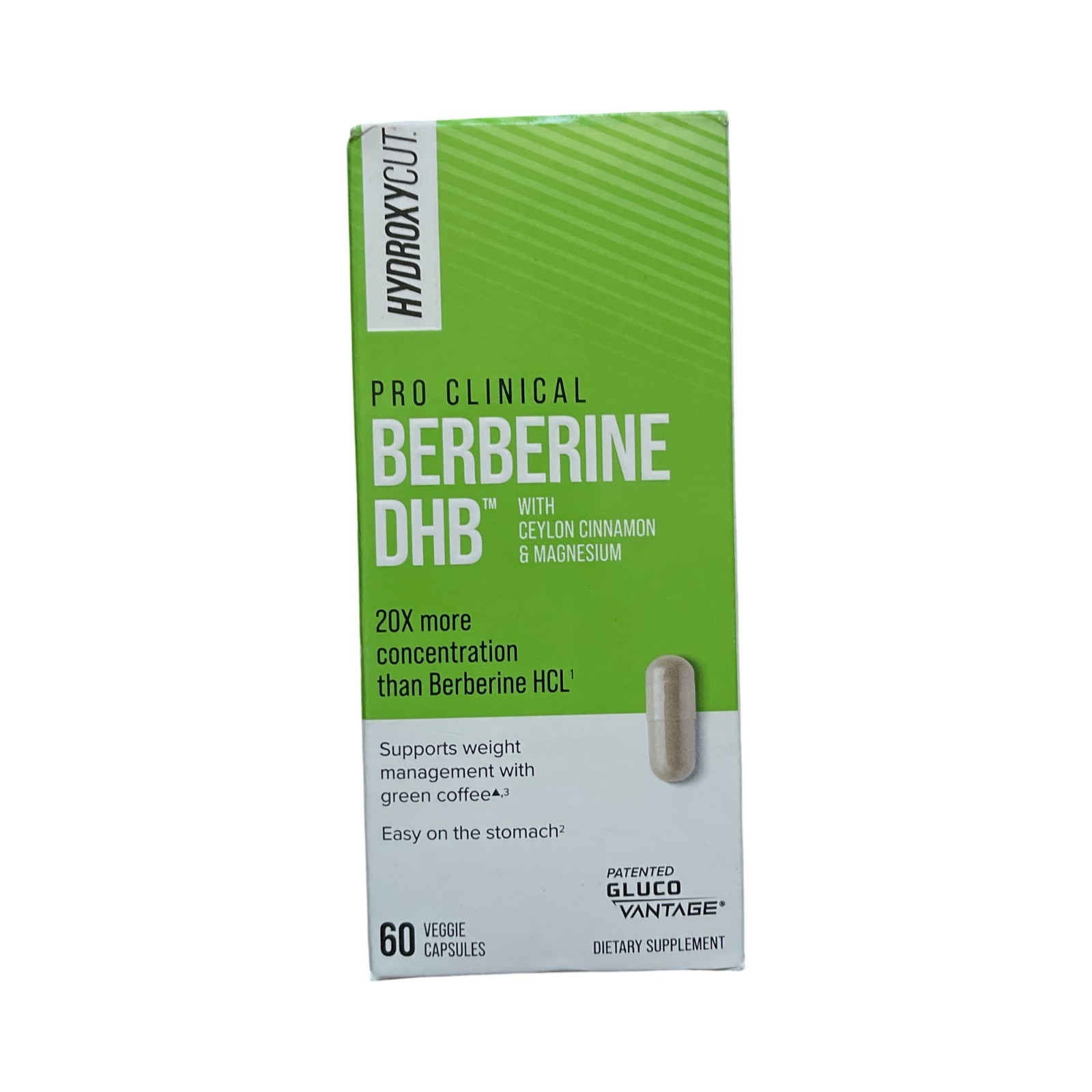 Hydroxycut Pro Clinical Berberine DHB – 60 Caps Exp: 07/27, New & Sealed