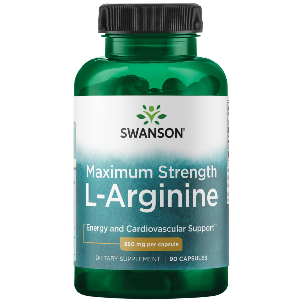 Swanson L-arginine – Maximum Strength 850 mg 90 Capsules