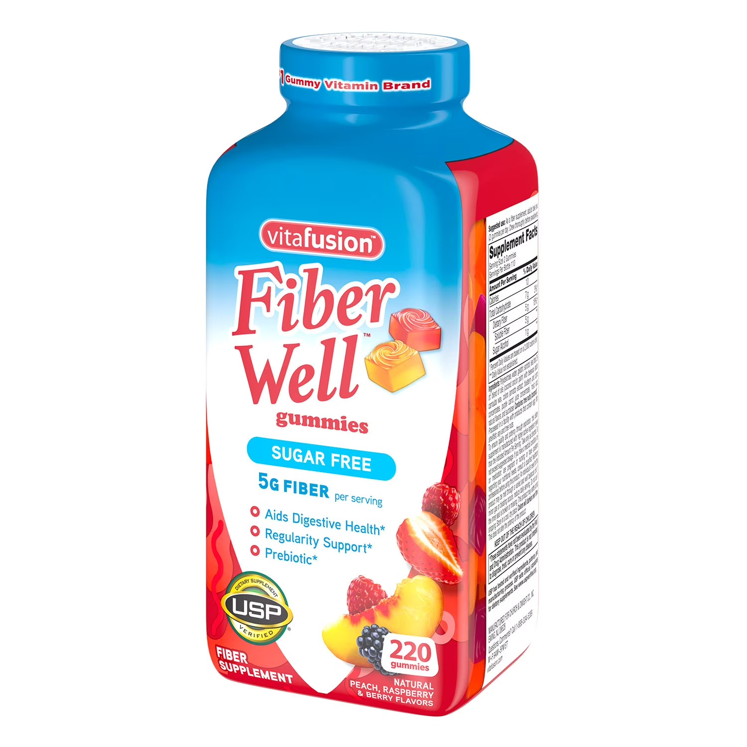 3 PACK – Vitafusion Fiber Well Gummies (220 ct.)Total 660 Gummies Free Shipping.