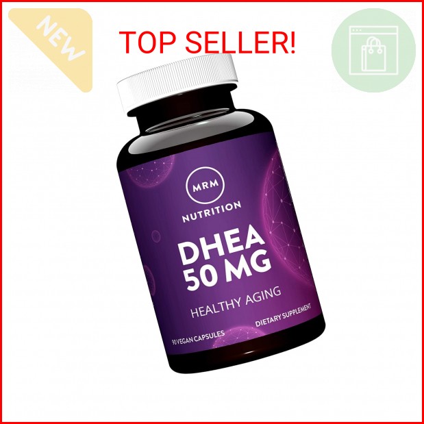 MRM Nutrition DHEA 50mg | Healthy Aging | Micronized for Absorption | Memory + M