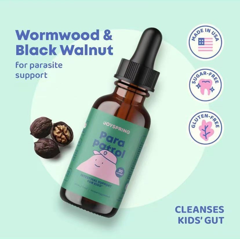JoySpring Kids’ Liquid Cleanse – Natural Digestive Health Support – 1 oz