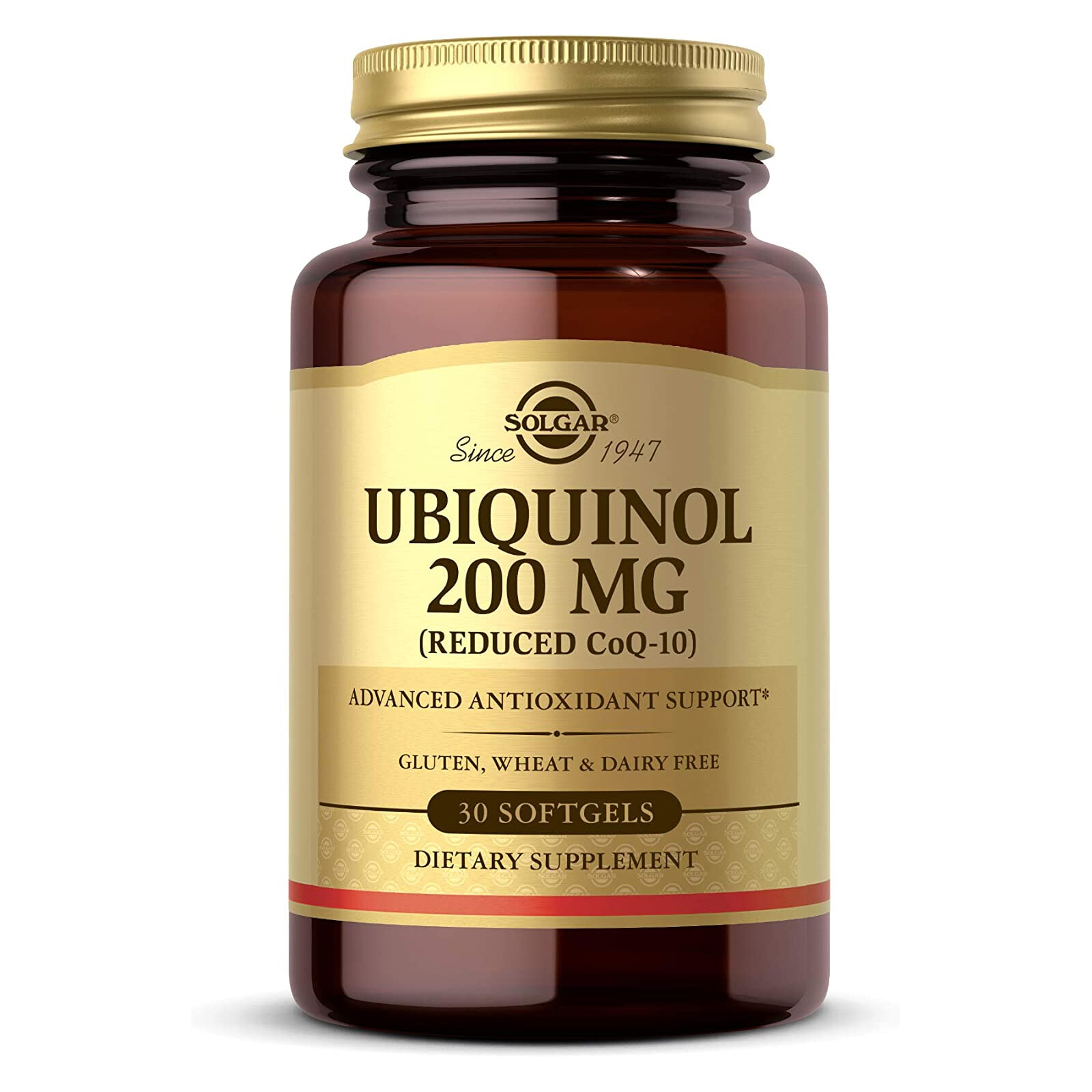 Solgar Ubiquinol 200 mg Reduced CoQ-10 30 Softgels
