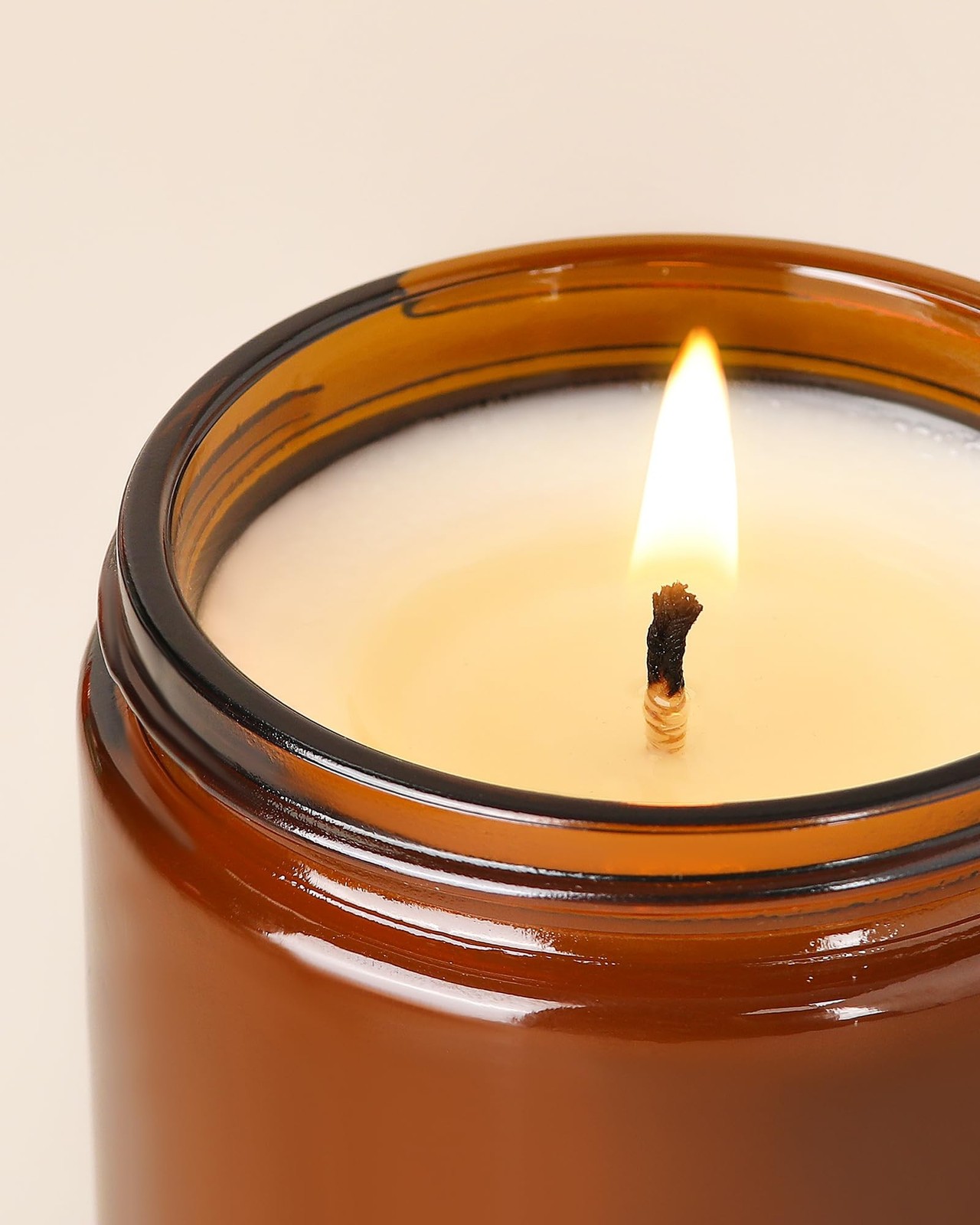 AOOVOO Lemon Lavender Scented Candle – Lavender Candle, Scented Candles, Soy …