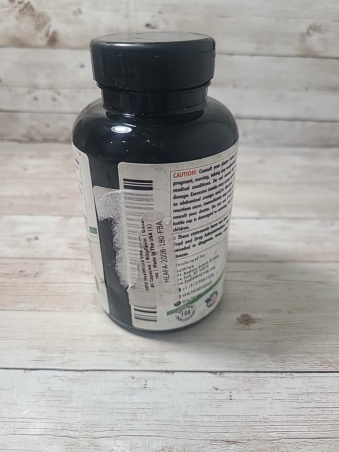 Vitamin B2 400mg | 180 Capsules | Riboflavin | Gluten Free | Made in The USA
