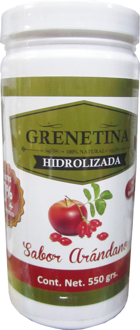 GRENETINA 100% NATURAL HIDROLIZADA ( Lingonberries///Arandano Rojo )