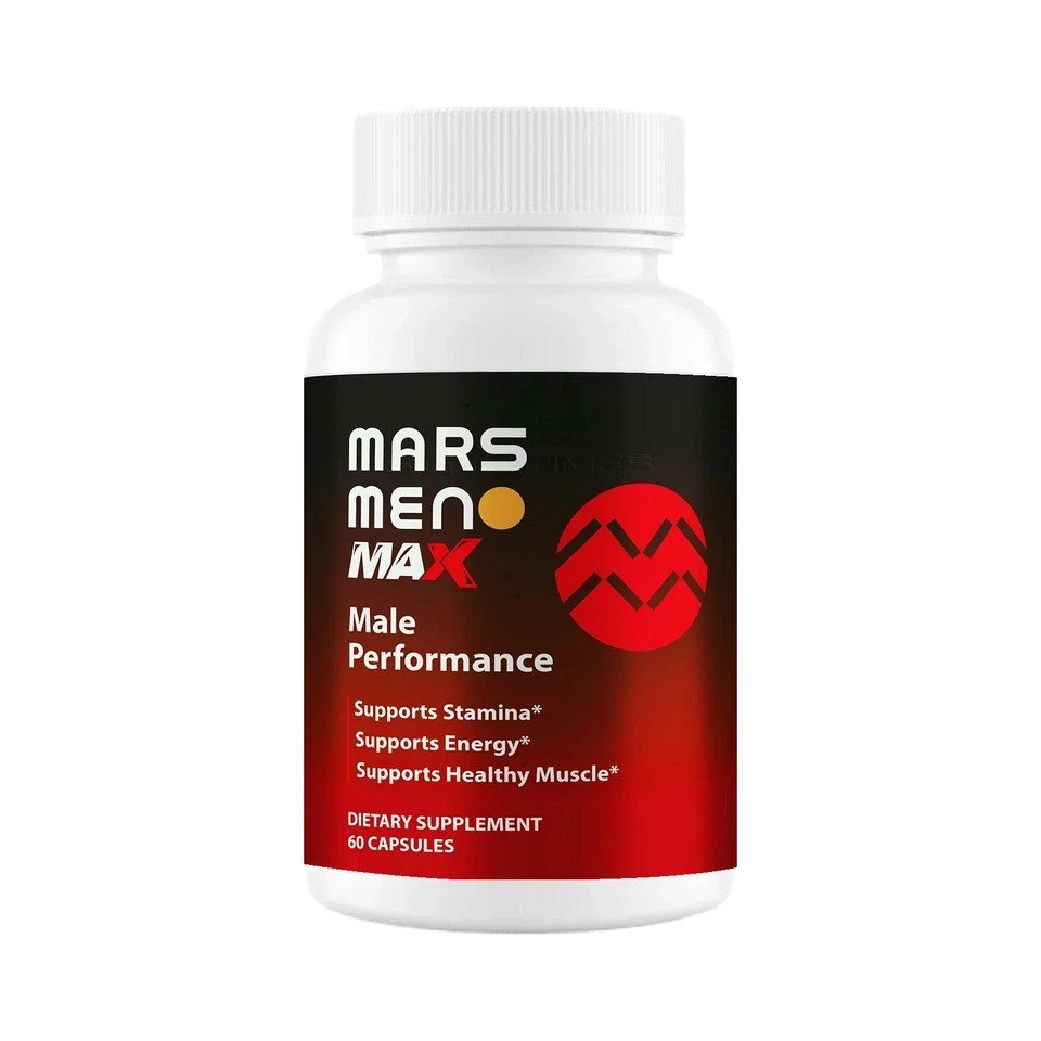 Mars Men Max for Men – Supports Male Health & Performance – 60 Caps (Pack of 3)